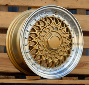RACINGLINE R13x6 8X100/108 ET 30 67.1 BY479 (LU247) Bronze+Polished Lip (YYPL) For RACIN (R) (BBS Style)