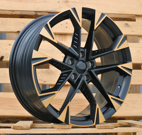 RACINGLINE R19x8 5X112 ET 40 57.1 YF1150 Black Polished Half Matt Cooper (MBHMC) For CUPRA (K8+P1+P2) (HYBRID FORGED)