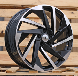 RACINGLINE R17x7 5X100 ET 40 57.1 FBX170 Black Polished (MB) For VW (Z5) (HYBRID FORGED)