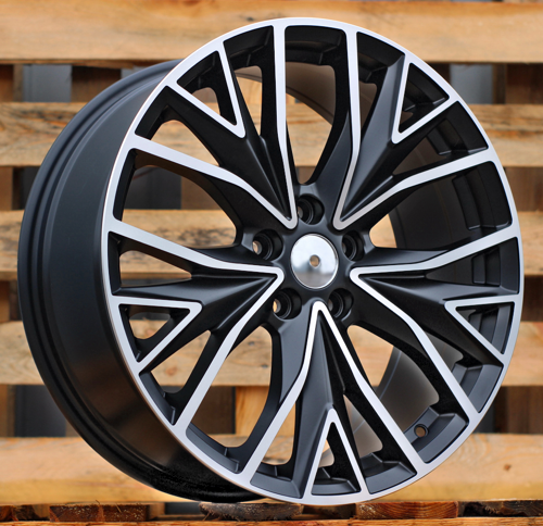 RACINGLINE R19x8 5X112 ET 49 57.1 B5922 Black Polished Half Matt (MBHM) For CUPRA (K4)