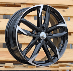 RACINGLINE R18x7 5X114.3 ET 50 60.1 SF501 Black Polished (MB) For TOYOT (K7) (HYBRID FORGED)