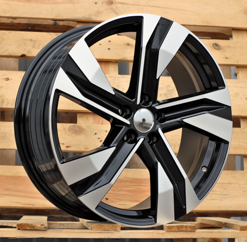 RACINGLINE R19x7.5 5X108 ET 50.5 63.4 SF502 Black Polished (MB) For VOLVO (K7) (HYBRID FORGED)