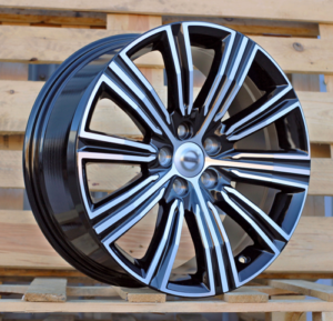 RACINGLINE R18x8 5X108 ET 42 63.4 F0086 (TL0086NW) Black Polished (MB) For VOLVO (P1)