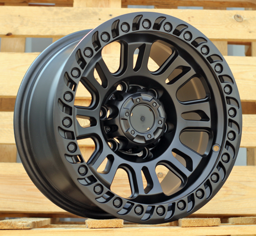RACINGLINE R15x8 6X139.7 ET 0 110.1 A8916 Black Half Matt (BLHM) For 4X4 (P)