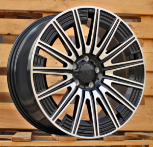 RACINGLINE R19x8.5 5X112 ET 35.5 66.6 FLB005 (H3176F) Black Polished (MB) For MER (K8) (HYBRID FORGED)