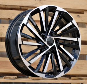RACINGLINE R17x7 5X112 ET 40 57.1 FBX261 Black Polished (MB) For SKODA (K8) (HYBRID FORGED)