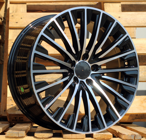 RACINGLINE R19x9.5 5X112 ET 45 66.6 FBX132 Black Polished (MB) For MER (Z5) (HYBRID FORGED Rear+Front)