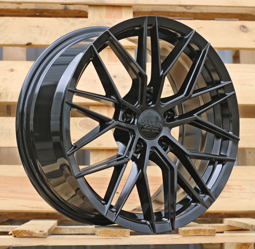 HAXER R17x7.5 5X108 ET 40 67.1 HX035 Black (BL) For HAXER (Z5) (HYBRID FORGED)