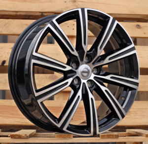 RACINGLINE R19x7.5 5X108 ET 51 63.4 F0084 (TL0084NW) Black Polished (MB) For VOLVO (P1)