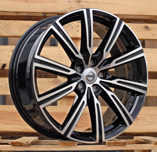 RACINGLINE R19x7.5 5X108 ET 51 63.4 F0084 (TL0084NW) Black Polished (MB) For VOLVO (P1)
