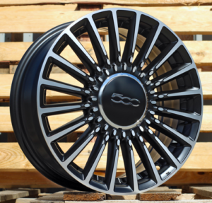RACINGLINE R16x6.5 4X98 ET 35 58.1 Y1210 Black Polished Half Matt (MBHM) For FIAT (L5)