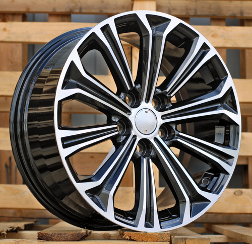 RACINGLINE R15x6 5X100 ET 45 54.1 B5845 Black Polished (MB) For TOYOT (D3)
