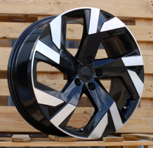 RACINGLINE R19x8 5X112 ET 40 57.1 FBX230 Black Polished (MB) For SKODA (K8) (HYBRID FORGED)