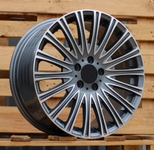 RACINGLINE R18x8 5X112 ET 43 66.6 FBX210 Grey Polished (MG) For MER (Z5) (HYBRID FORGED)