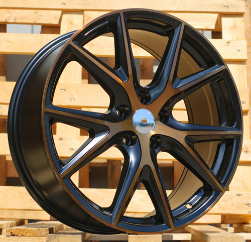 RACINGLINE R19x8 5X112 ET 45 57.1 B5792 Black Polished Half Matt Cooper (MBHMC) For CUPRA (P)