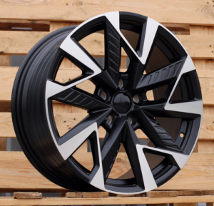 RACINGLINE R19x8 5X112 ET 40 57.1 YF0443 Black Polished Half Matt (MBHM) For CUPRA (P1) (HYBRID FORGED)