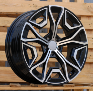 RACINGLINE R20x8.5 5X112 ET 28 66.6 YF5670 Black Polished (MB) For  (P1) (IX I20) HYBRID FORGED)