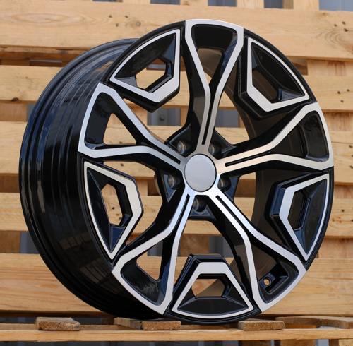 RACINGLINE R20x8.5 5X112 ET 28 66.6 YF5670 Black Polished (MB) For  (P1) (IX I20) HYBRID FORGED)