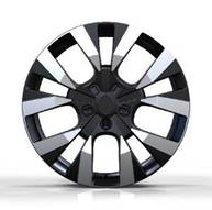 RACINGLINE R17x7 5X108 ET 45 65.1 Y1248 Black Polished (MB) For CITRO (P)