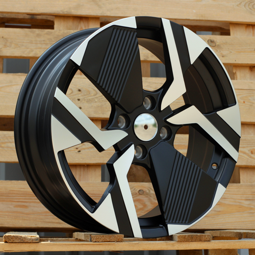 RACINGLINE R17x6.5 4X108 ET 32 65.1 YF6148 Black Polished Half Matt (MBHM) For PEUG (P2) (HYBRID FORGED)