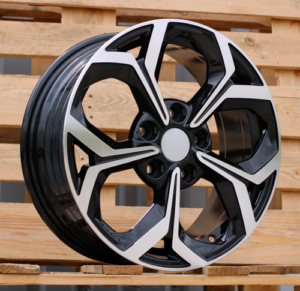 RACINGLINE R16x6.5 5X114.3 ET 50 67.1 FE175 (YF5694) Black Polished (MB) For KIA (P2) (HYBRID FORGED)
