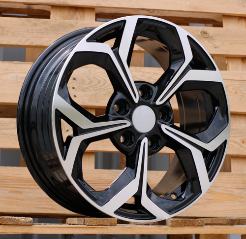 RACINGLINE R16x6.5 5X114.3 ET 50 67.1 FE175 (YF5694) Black Polished (MB) For KIA (P2) (HYBRID FORGED)