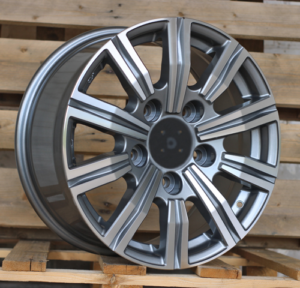 RACINGLINE R17x8 5X150 ET 50 110.1 B1149 (IN7062) Grey Polished (MG) For TOYOT (K7)