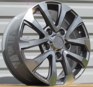 RACINGLINE R18x8 5X150 ET 60 110.5 B1156 Grey Polished (MG) For TOYOT (K3)