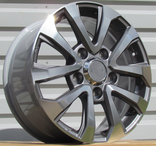 RACINGLINE R18x8 5X150 ET 60 110.5 B1156 Grey Polished (MG) For TOYOT (K3)