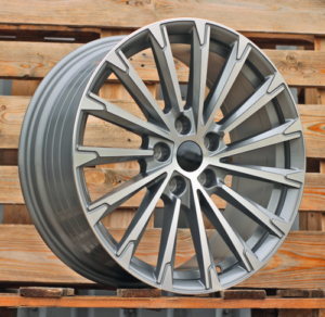 RACINGLINE R18x8 5X112 ET 45 57.1 YF0446 Grey Polished (MG) For SKODA (P1) (HYBRID FORGED)