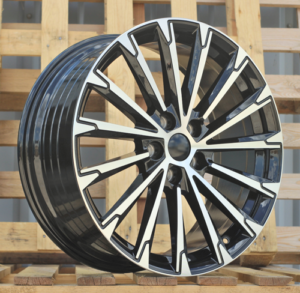 RACINGLINE R18x8 5X112 ET 45 57.1 YF0446 Black Polished (MB) For SKODA (K7) (HYBRID FORGED)