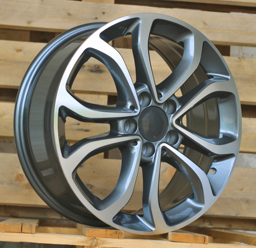 RACINGLINE R17x7 5X112 ET 48.5 66.6 I7044 Grey Polished (MG) For MER (K7)