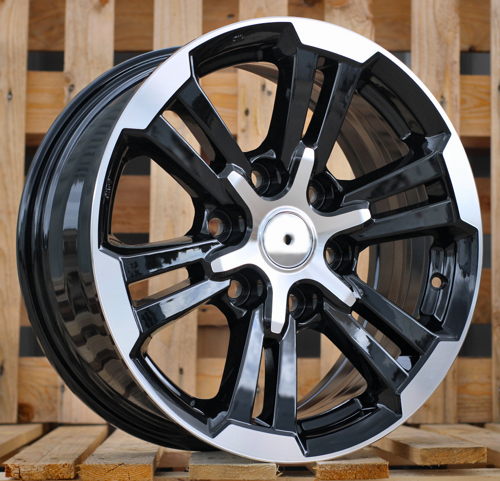 RACINGLINE R17x7.5 6X139.7 ET 38 67.1 B1649 Black Polished (MB) For 4X4 (K3)