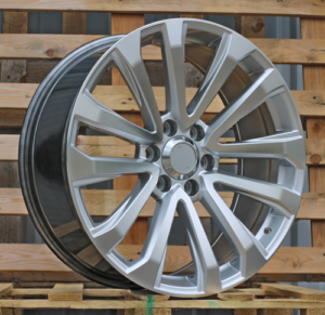 RACINGLINE R22x9 6X139.7 ET 25 106.1 B1223 Hyper Silver (HS) For TOYOT (K3) (Polished Face)