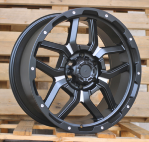 RACINGLINE R20x9 6X139.7 ET 10 110.1 JT198 Black Polished (MB) For 4X4 (K7) (Milling)