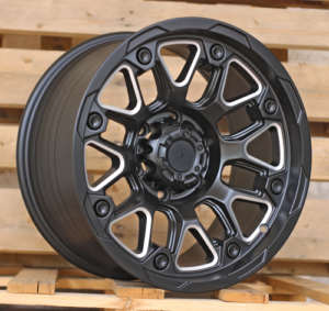 RACINGLINE R17x9 6X139.7 ET 0 110.1 FBX155 Black Polished (MB) For 4X4 (K7) (HYBRID FORGED Milling)