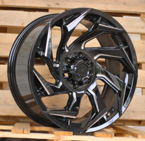 RACINGLINE R20x9 6X139.7 ET 0 110.1 JT187 Gloss Black (GB) For 4X4 (K7) (Milling)