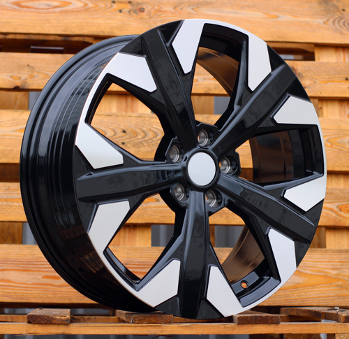 RACINGLINE R18x7.5 5X114.3 ET 51 67.1 YF5699 Black Polished (MB) For KIA (K7) (HYBRID FORGED)