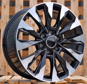RACINGLINE R20x8.5 6X139.7 ET 20 106.1 B1734 Black Polished (MB) For 4X4 (K3) (TOYOTA)