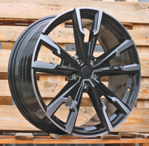 RACINGLINE R19x8 5X112 ET 46 66.6 YF5710 Black Polished (MB) For  (Z6) (HYBRID FORGED (X1; iX1; X2; iX2; Series 1(F40) 2(F44)