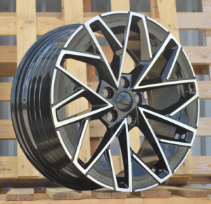 RACINGLINE R18x8 5X112 ET 44 57.1 YF0444 Black Polished (MB) For SKODA (K7) (HYBRID FORGED)