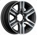 RACINGLINE R17x7.5 6X139.7 ET 25 106.1 H718F Black Polished (MB) For TOYOT (K7) (HYBRID FORGED)