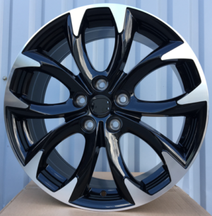 RACINGLINE R18x7.5 5X114.3 ET 50 67.1 L1470 (1470187507M) Black Polished (MB) For MAZDA (Z6)