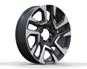 RACINGLINE R20x8.5 6X139.7 ET 25 106.1 H957D Black Polished (MB) For 4X4 (K7) (HYBRID FORGED)