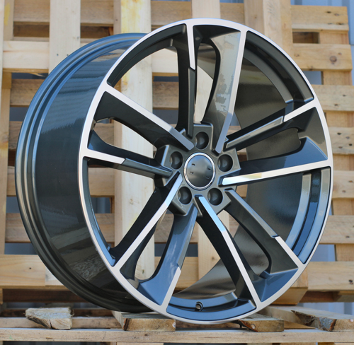 RACINGLINE R20x9 5X112 ET 30 66.5 XFE81 (A5395) Grey Polished (MG) For AUD (P)
