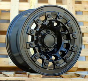 RACINGLINE R17x9 6X139.7 ET 0 110.1 JT258 Black Matt (BM) For 4X4 (K3) (MB+Matt Rivets)