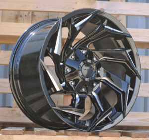 RACINGLINE R17x9 6X139.7 ET 0 110.1 FBX203 Gloss Black (GB) For 4X4 (K3) (HYBRID FORGED Milling)