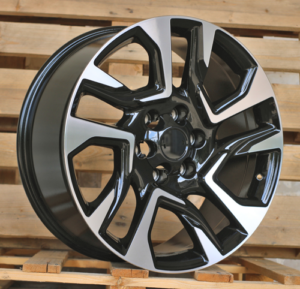 RACINGLINE R20x8.5 6X139.7 ET 25 106.1 H957D Black Polished (MB) For 4X4 (K7) (HYBRID FORGED)