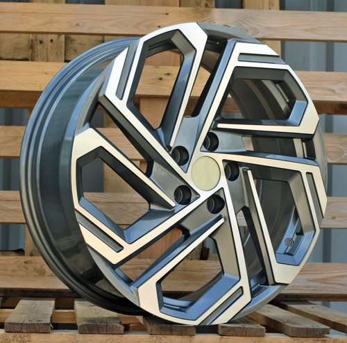 RACINGLINE R19x7.5 5X114.3 ET 51 67.1 FBX345 Grey Polished (MG) For HYUND (Z6) (HYBRID FORGED)
