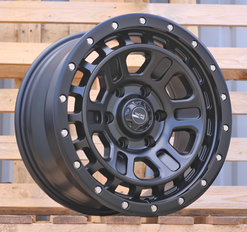 RACINGLINE R17x8.5 6X139.7 ET 15 106.1 3S234 Black Half Matt (BLHM) For 4X4 (R) (HYBRID FORGED)